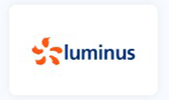 Logo de Luminus – Un fournisseur d’énergie majeur en Belgique.